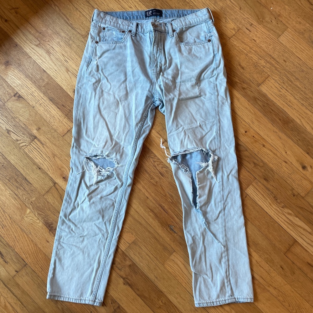 Gap Boyfriend Ripped Jeans